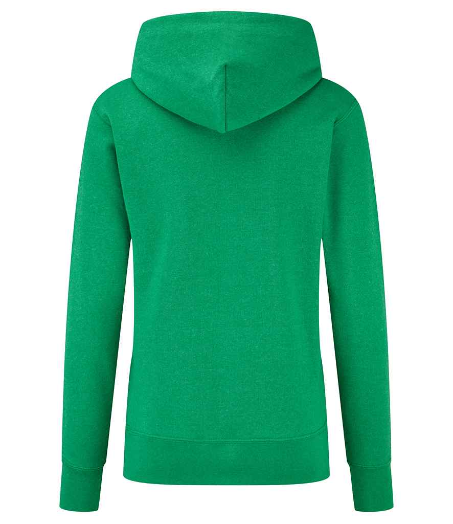 Fruit of the Loom Classic Lady Fit Hooded Sweatshirt in by Fruit of the Loom — Custom branded clothing by Print Press, featuring premium embroidery produced in our specialist print lab in the UK.