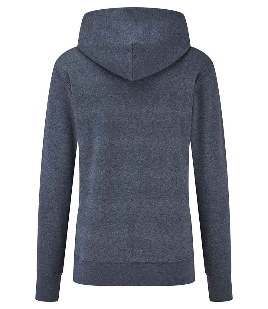 Fruit of the Loom Classic Lady Fit Hooded Sweatshirt in by Fruit of the Loom — Custom branded clothing by Print Press, featuring premium embroidery produced in our specialist print lab in the UK.