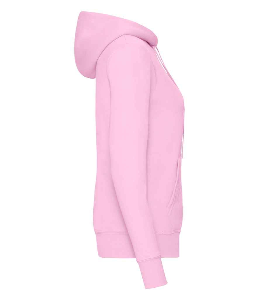 Fruit of the Loom Classic Lady Fit Hooded Sweatshirt in by Fruit of the Loom — Custom branded clothing by Print Press, featuring premium embroidery produced in our specialist print lab in the UK.