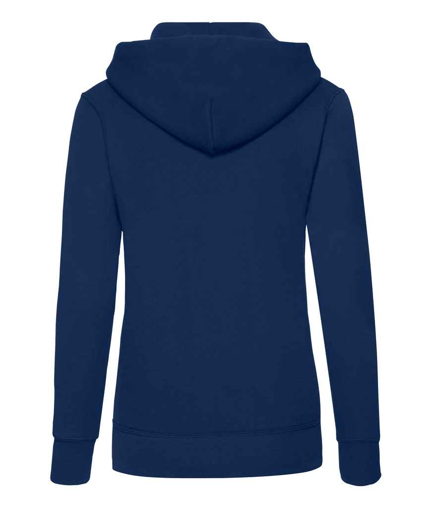 Fruit of the Loom Classic Lady Fit Hooded Sweatshirt in by Fruit of the Loom — Custom branded clothing by Print Press, featuring premium embroidery produced in our specialist print lab in the UK.