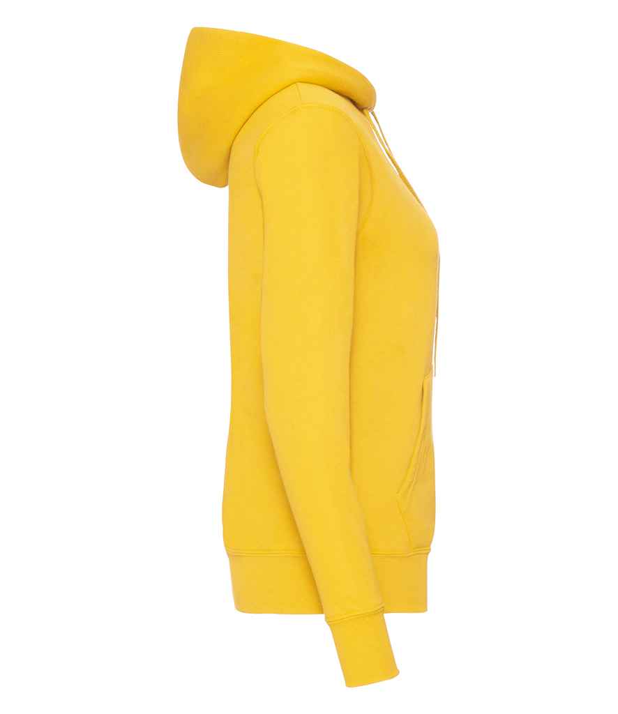 Fruit of the Loom Classic Lady Fit Hooded Sweatshirt in by Fruit of the Loom — Custom branded clothing by Print Press, featuring premium embroidery produced in our specialist print lab in the UK.