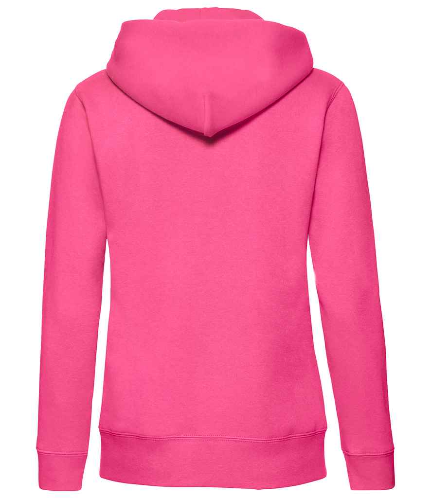 Fruit of the Loom Premium Lady Fit Zip Hooded Jacket in by Fruit of the Loom — Custom branded clothing by Print Press, featuring premium embroidery produced in our specialist print lab in the UK.