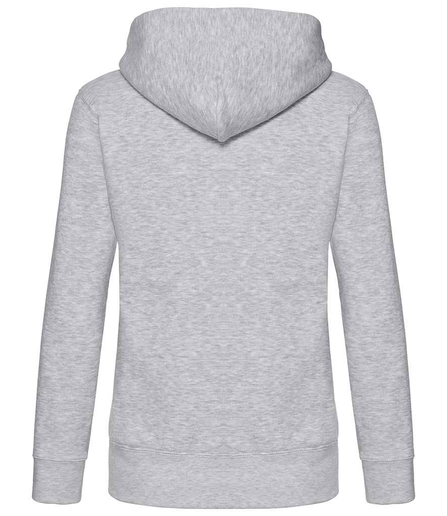 Fruit of the Loom Premium Lady Fit Zip Hooded Jacket in by Fruit of the Loom — Custom branded clothing by Print Press, featuring premium embroidery produced in our specialist print lab in the UK.