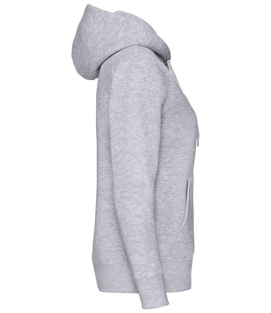 Fruit of the Loom Premium Lady Fit Zip Hooded Jacket in by Fruit of the Loom — Custom branded clothing by Print Press, featuring premium embroidery produced in our specialist print lab in the UK.