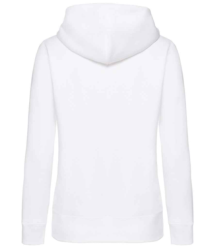 Fruit of the Loom Premium Lady Fit Zip Hooded Jacket in by Fruit of the Loom — Custom branded clothing by Print Press, featuring premium embroidery produced in our specialist print lab in the UK.