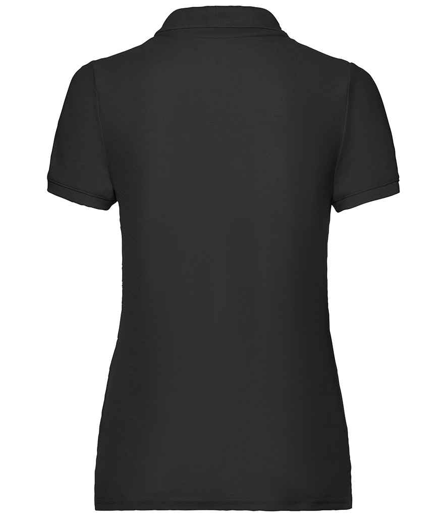 Fruit of the Loom Lady Fit Pique Polo Shirt in by Fruit of the Loom — Custom branded clothing by Print Press, featuring premium embroidery produced in our specialist print lab in the UK.