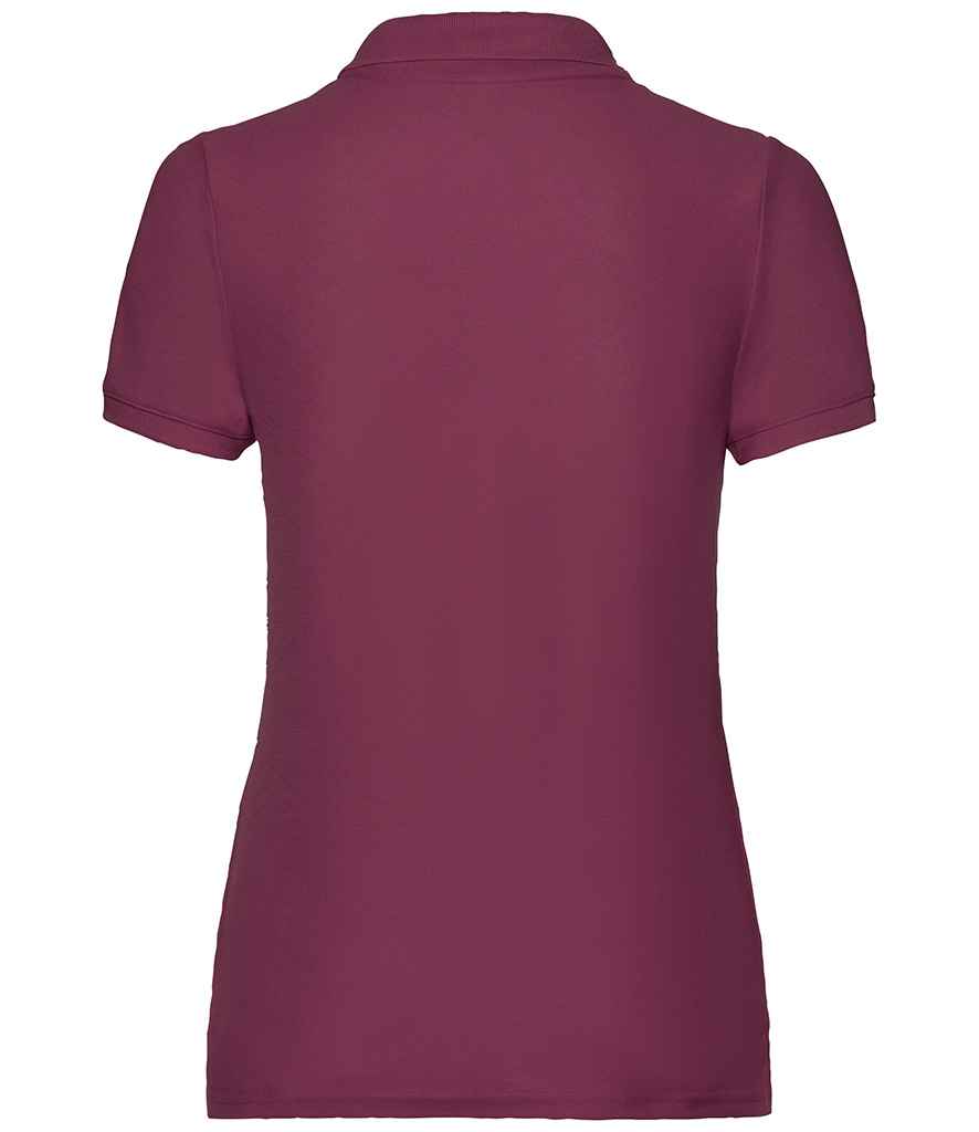 Fruit of the Loom Lady Fit Pique Polo Shirt in by Fruit of the Loom — Custom branded clothing by Print Press, featuring premium embroidery produced in our specialist print lab in the UK.