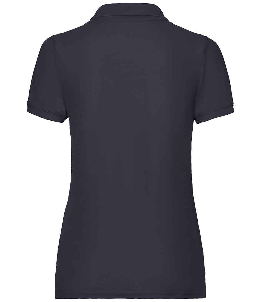 Fruit of the Loom Lady Fit Pique Polo Shirt in by Fruit of the Loom — Custom branded clothing by Print Press, featuring premium embroidery produced in our specialist print lab in the UK.