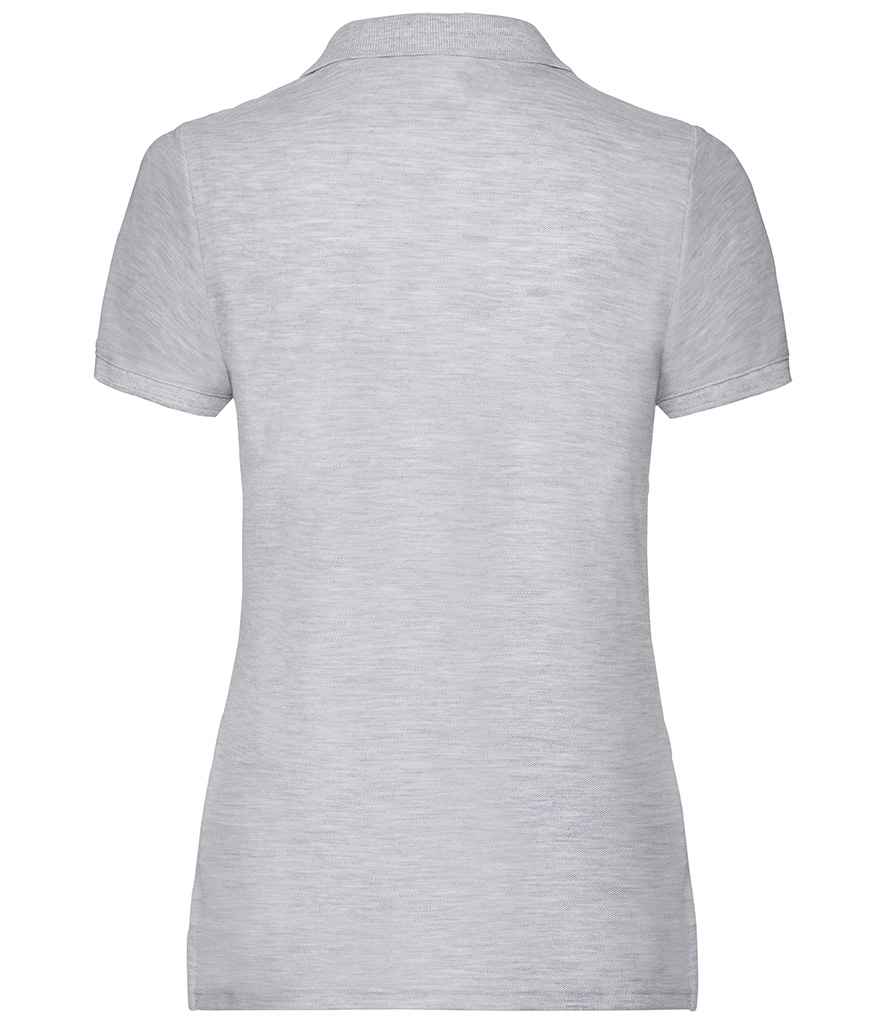Fruit of the Loom Lady Fit Pique Polo Shirt in by Fruit of the Loom — Custom branded clothing by Print Press, featuring premium embroidery produced in our specialist print lab in the UK.