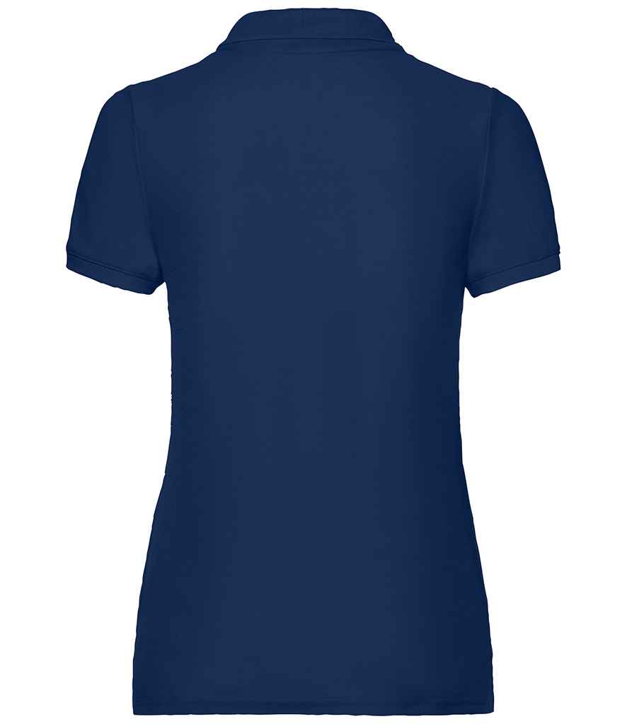 Fruit of the Loom Lady Fit Pique Polo Shirt in by Fruit of the Loom — Custom branded clothing by Print Press, featuring premium embroidery produced in our specialist print lab in the UK.