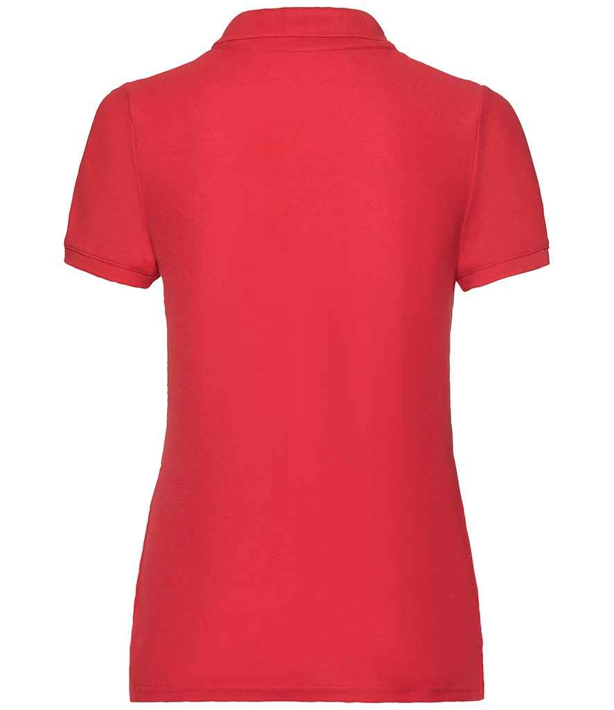 Fruit of the Loom Lady Fit Pique Polo Shirt in by Fruit of the Loom — Custom branded clothing by Print Press, featuring premium embroidery produced in our specialist print lab in the UK.