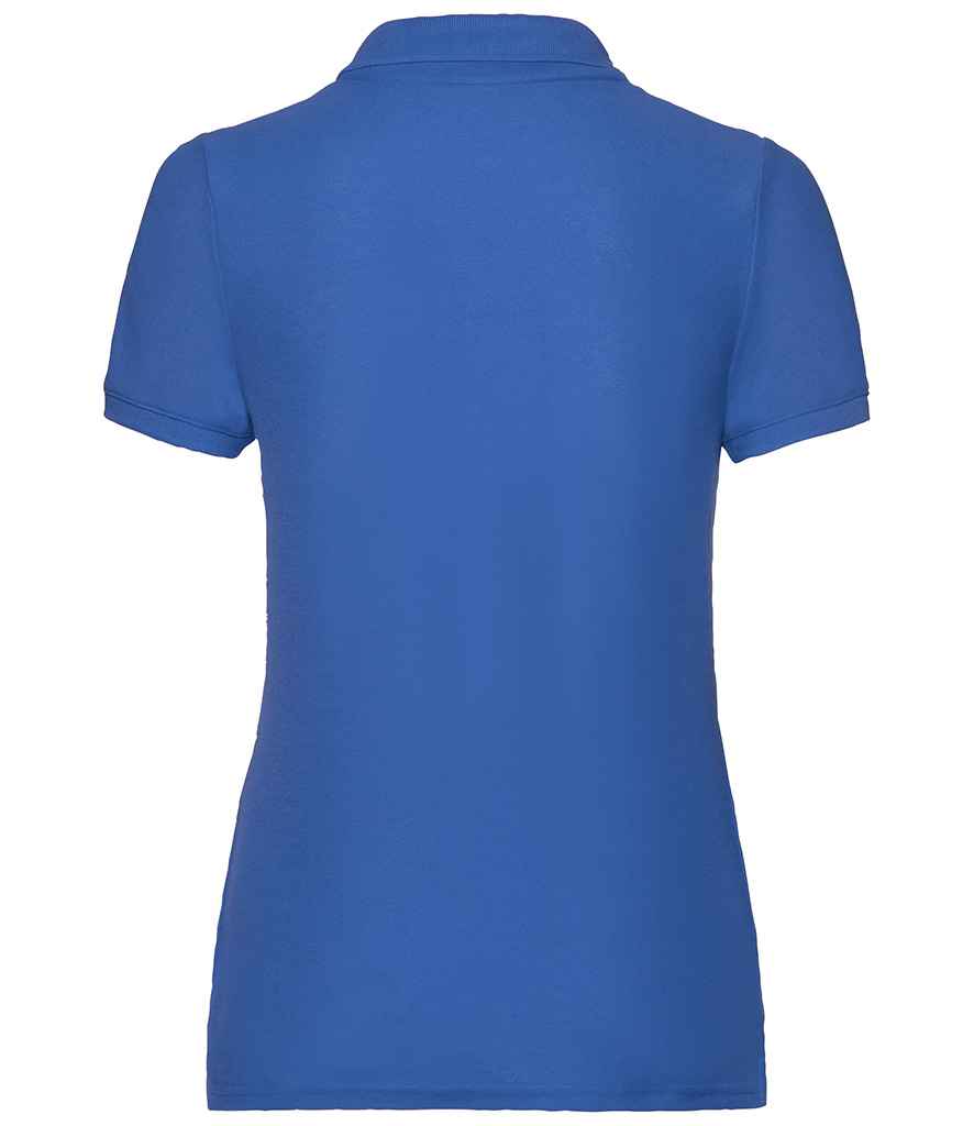 Fruit of the Loom Lady Fit Pique Polo Shirt in by Fruit of the Loom — Custom branded clothing by Print Press, featuring premium embroidery produced in our specialist print lab in the UK.