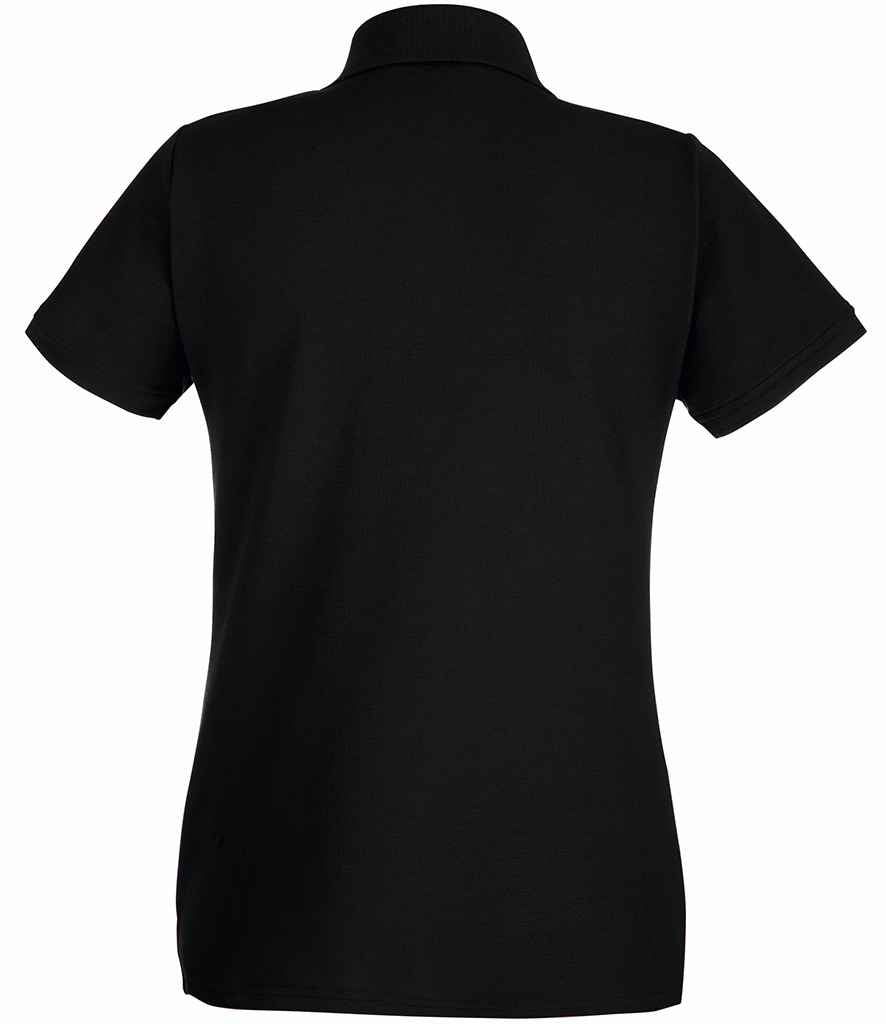 Fruit of the Loom Lady-Fit Premium Cotton Pique Polo Shirt in by Fruit of the Loom — Custom branded clothing by Print Press, featuring premium embroidery produced in our specialist print lab in the UK.
