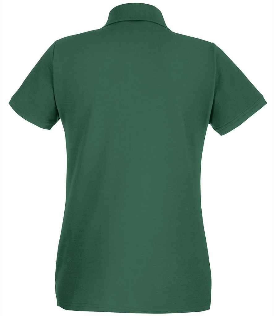 Fruit of the Loom Lady-Fit Premium Cotton Pique Polo Shirt in by Fruit of the Loom — Custom branded clothing by Print Press, featuring premium embroidery produced in our specialist print lab in the UK.