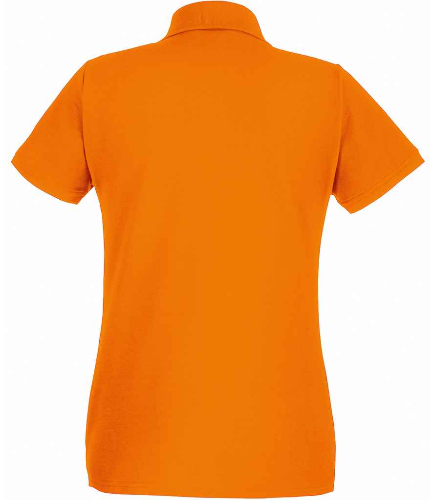 Fruit of the Loom Lady-Fit Premium Cotton Pique Polo Shirt in by Fruit of the Loom — Custom branded clothing by Print Press, featuring premium embroidery produced in our specialist print lab in the UK.