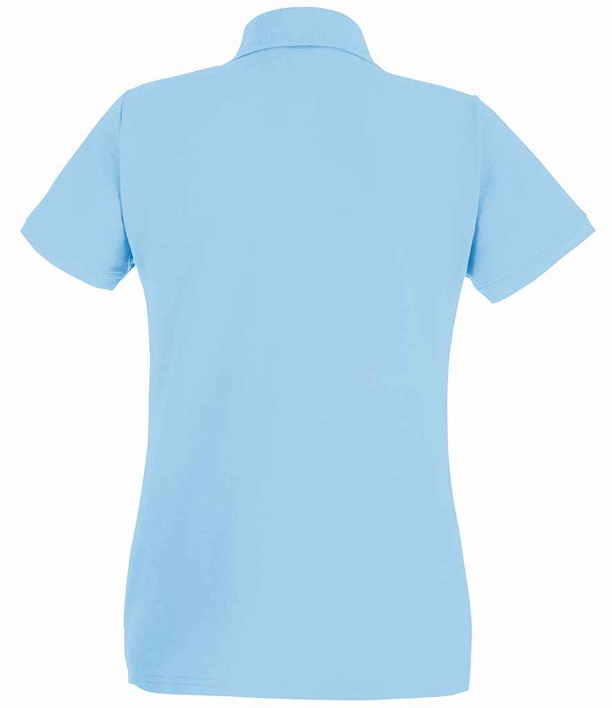 Fruit of the Loom Lady-Fit Premium Cotton Pique Polo Shirt in by Fruit of the Loom — Custom branded clothing by Print Press, featuring premium embroidery produced in our specialist print lab in the UK.
