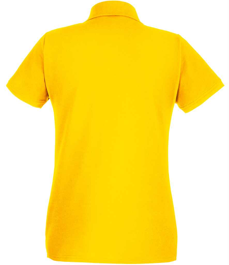 Fruit of the Loom Lady-Fit Premium Cotton Pique Polo Shirt in by Fruit of the Loom — Custom branded clothing by Print Press, featuring premium embroidery produced in our specialist print lab in the UK.