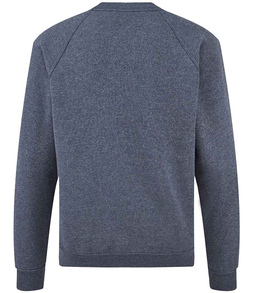 Fruit of the Loom Kids Classic Raglan Sweatshirt in by Fruit of the Loom — Custom branded clothing by Print Press, featuring premium embroidery produced in our specialist print lab in the UK.