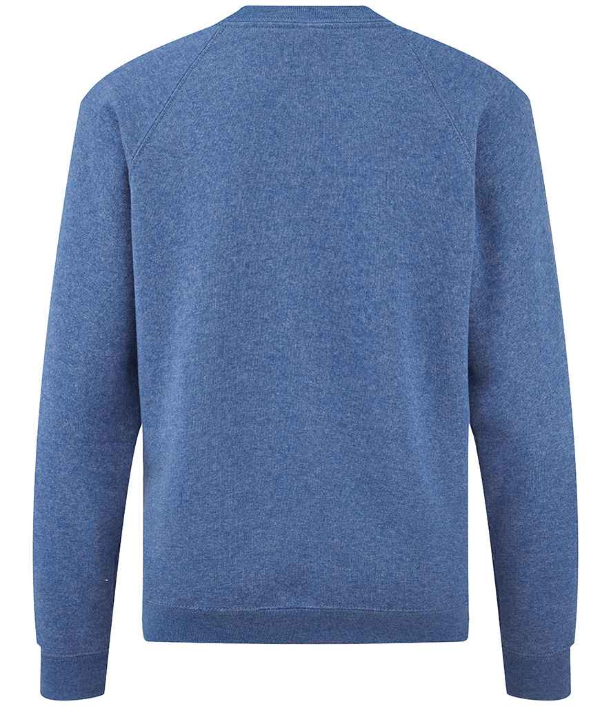 Fruit of the Loom Kids Classic Raglan Sweatshirt in by Fruit of the Loom — Custom branded clothing by Print Press, featuring premium embroidery produced in our specialist print lab in the UK.