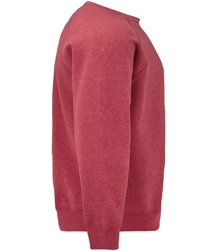 Fruit of the Loom Classic Raglan Sweatshirt in by Fruit of the Loom — Custom branded clothing by Print Press, featuring premium embroidery produced in our specialist print lab in the UK.