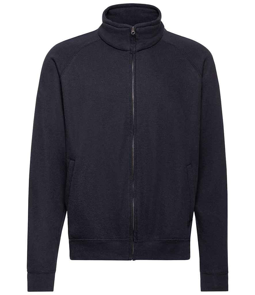 Fruit of the Loom Classic Sweat Jacket in by Fruit of the Loom — Custom branded clothing by Print Press, featuring premium embroidery produced in our specialist print lab in the UK.