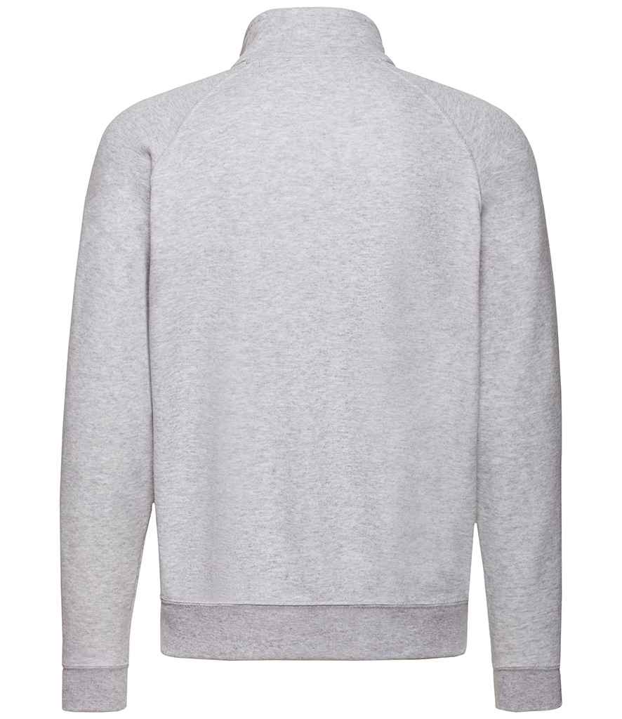 Fruit of the Loom Classic Sweat Jacket in by Fruit of the Loom — Custom branded clothing by Print Press, featuring premium embroidery produced in our specialist print lab in the UK.