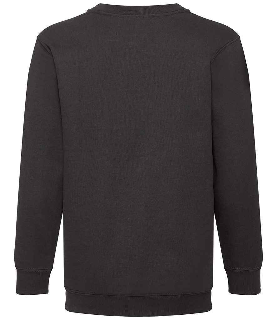 Fruit of the Loom Kids Classic Drop Shoulder Sweatshirt in by Fruit of the Loom — Custom branded clothing by Print Press, featuring premium embroidery produced in our specialist print lab in the UK.