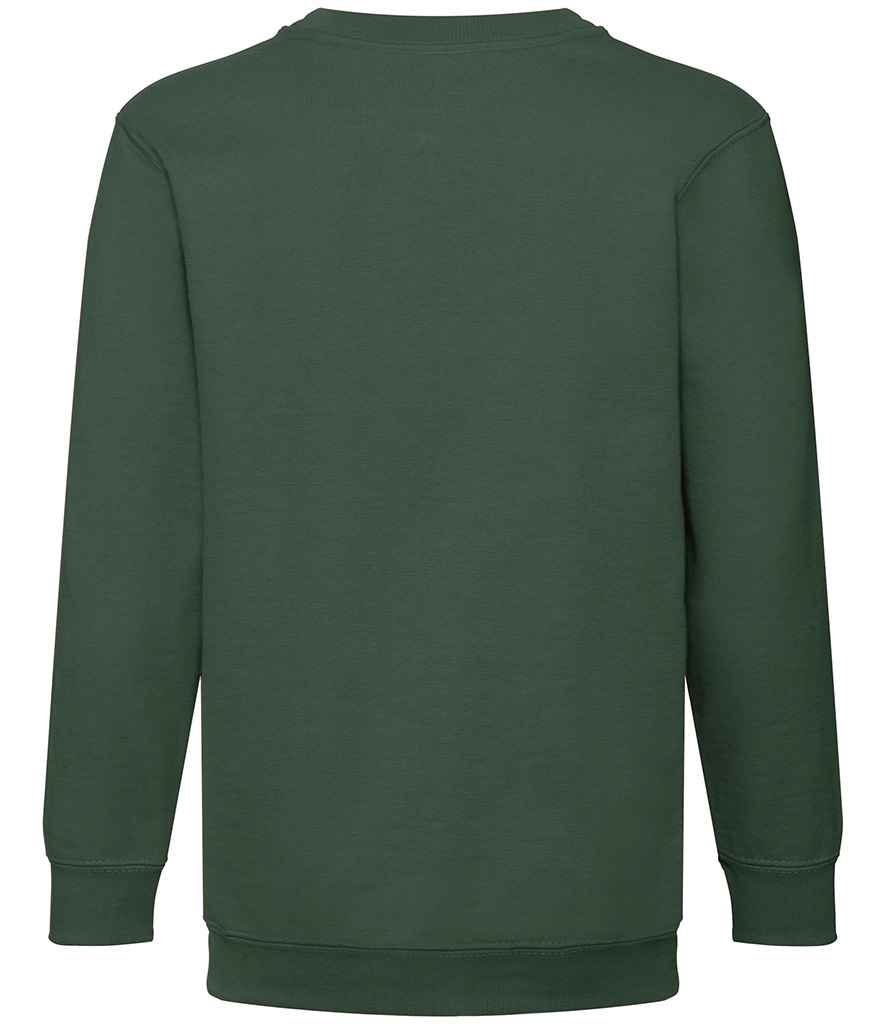 Fruit of the Loom Kids Classic Drop Shoulder Sweatshirt in by Fruit of the Loom — Custom branded clothing by Print Press, featuring premium embroidery produced in our specialist print lab in the UK.
