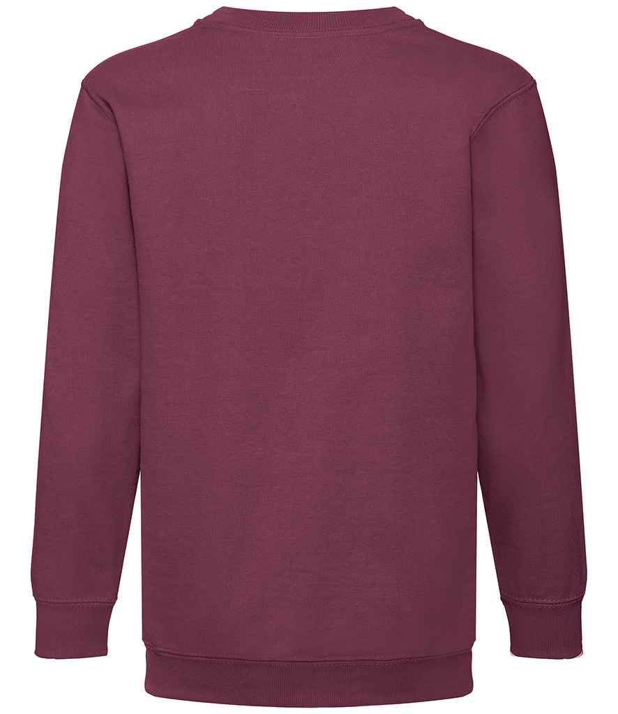 Fruit of the Loom Kids Classic Drop Shoulder Sweatshirt in by Fruit of the Loom — Custom branded clothing by Print Press, featuring premium embroidery produced in our specialist print lab in the UK.
