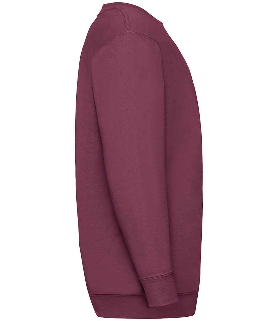Fruit of the Loom Kids Classic Drop Shoulder Sweatshirt in by Fruit of the Loom — Custom branded clothing by Print Press, featuring premium embroidery produced in our specialist print lab in the UK.