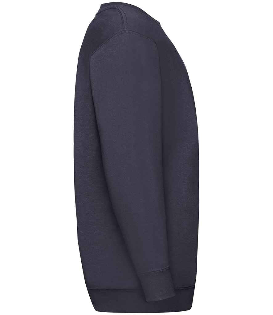 Fruit of the Loom Kids Classic Drop Shoulder Sweatshirt in by Fruit of the Loom — Custom branded clothing by Print Press, featuring premium embroidery produced in our specialist print lab in the UK.