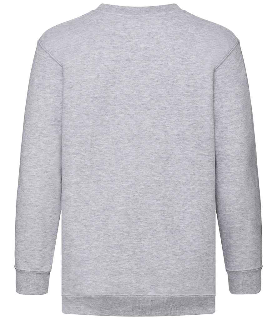 Fruit of the Loom Kids Classic Drop Shoulder Sweatshirt in by Fruit of the Loom — Custom branded clothing by Print Press, featuring premium embroidery produced in our specialist print lab in the UK.