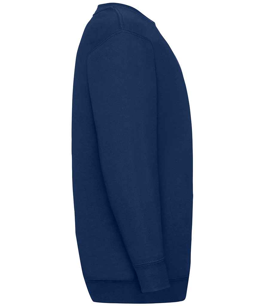 Fruit of the Loom Kids Classic Drop Shoulder Sweatshirt in by Fruit of the Loom — Custom branded clothing by Print Press, featuring premium embroidery produced in our specialist print lab in the UK.
