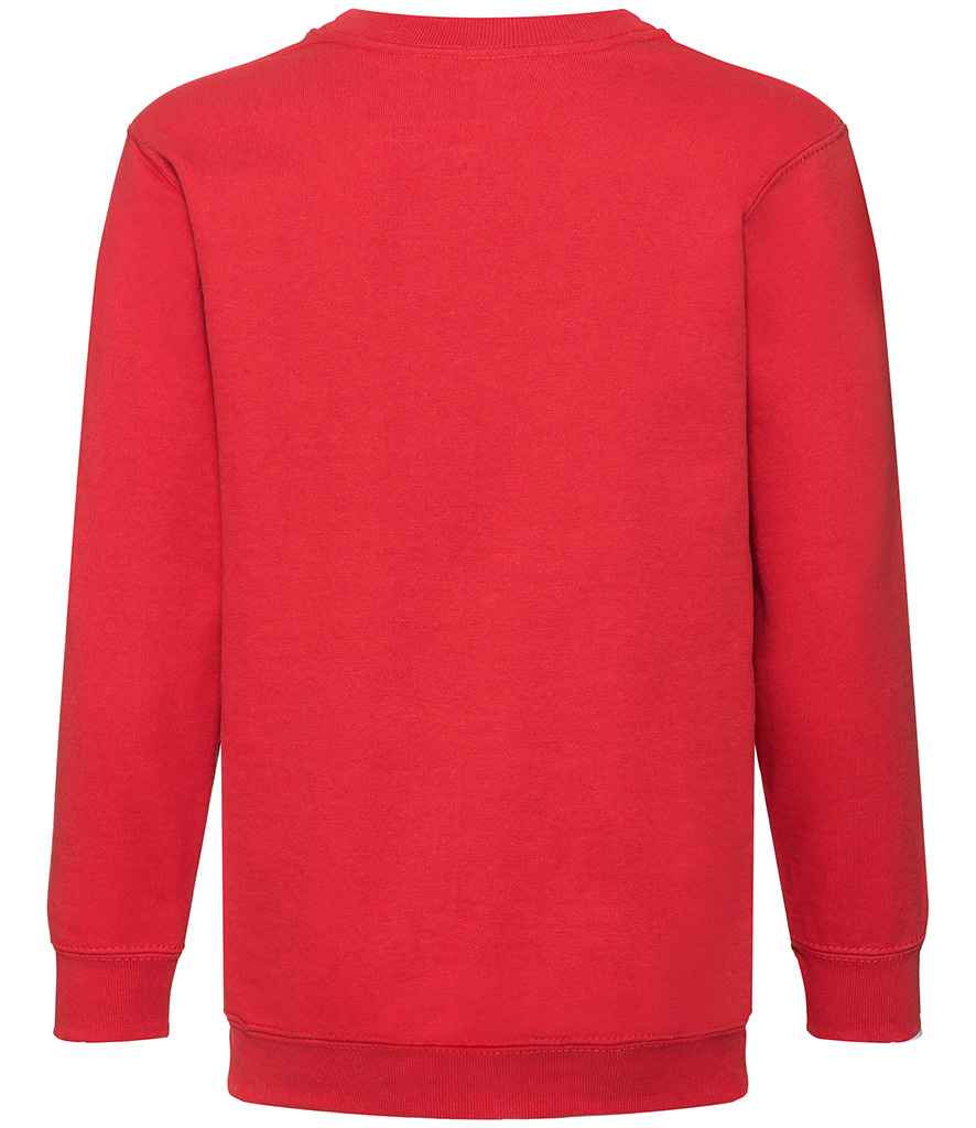 Fruit of the Loom Kids Classic Drop Shoulder Sweatshirt in by Fruit of the Loom — Custom branded clothing by Print Press, featuring premium embroidery produced in our specialist print lab in the UK.