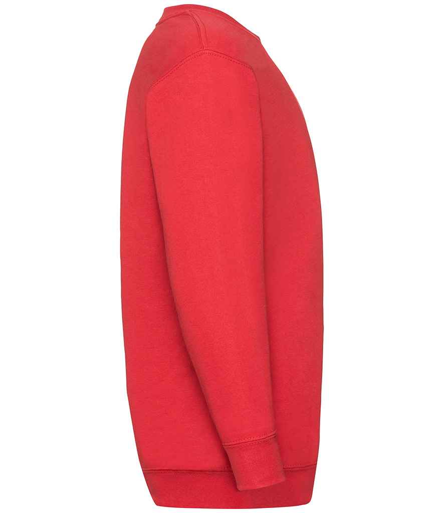 Fruit of the Loom Kids Classic Drop Shoulder Sweatshirt in by Fruit of the Loom — Custom branded clothing by Print Press, featuring premium embroidery produced in our specialist print lab in the UK.