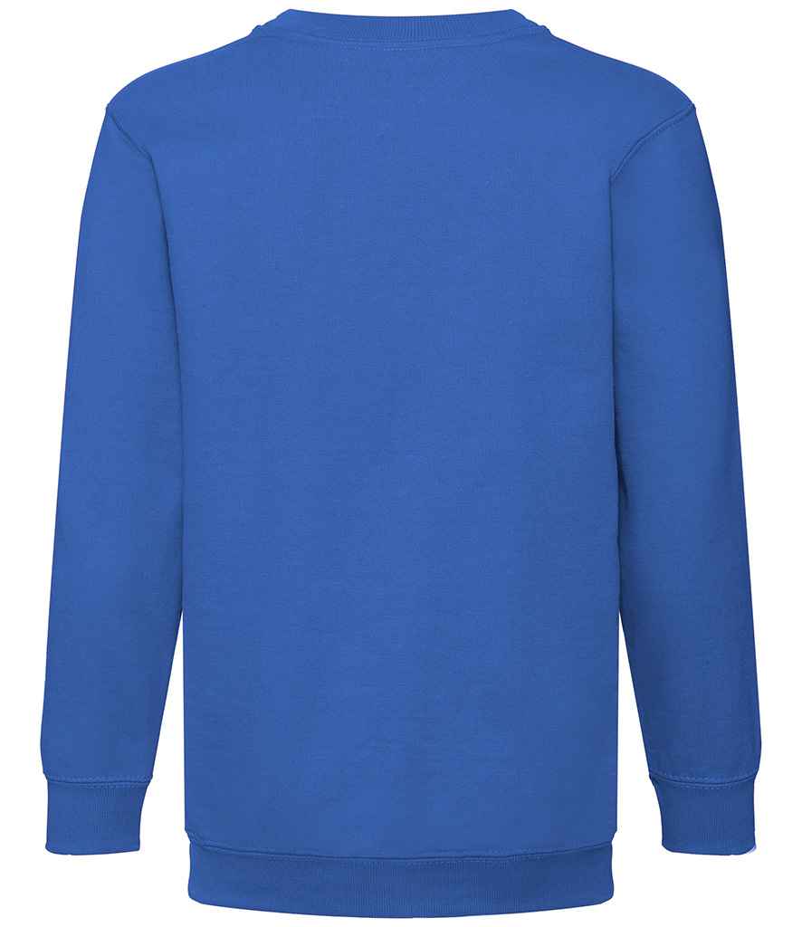 Fruit of the Loom Kids Classic Drop Shoulder Sweatshirt in by Fruit of the Loom — Custom branded clothing by Print Press, featuring premium embroidery produced in our specialist print lab in the UK.