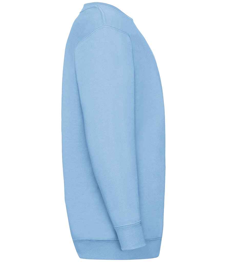 Fruit of the Loom Kids Classic Drop Shoulder Sweatshirt in by Fruit of the Loom — Custom branded clothing by Print Press, featuring premium embroidery produced in our specialist print lab in the UK.