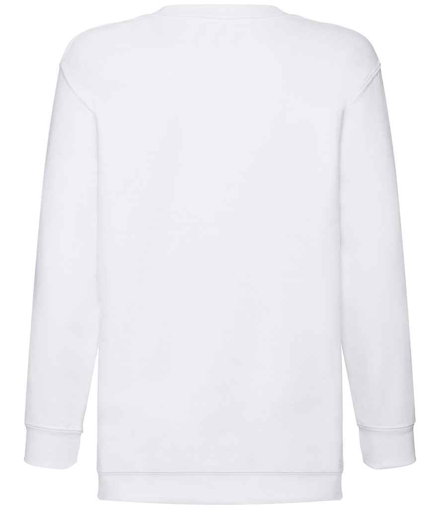 Fruit of the Loom Kids Classic Drop Shoulder Sweatshirt in by Fruit of the Loom — Custom branded clothing by Print Press, featuring premium embroidery produced in our specialist print lab in the UK.