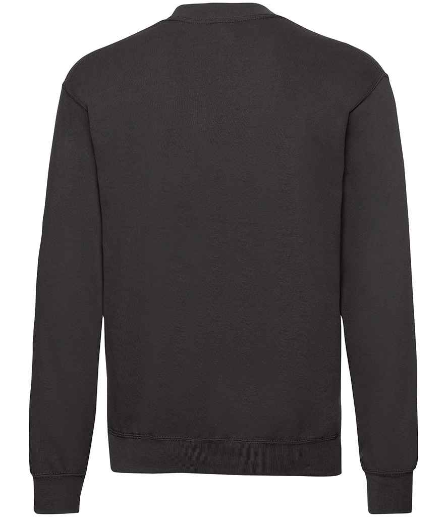 Fruit of the Loom Classic Drop Shoulder Sweatshirt in by Fruit of the Loom — Custom branded clothing by Print Press, featuring premium embroidery produced in our specialist print lab in the UK.