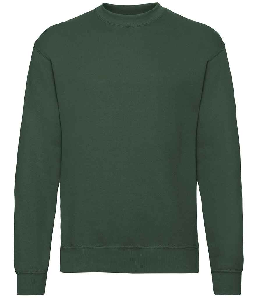 Fruit of the Loom Classic Drop Shoulder Sweatshirt in by Fruit of the Loom — Custom branded clothing by Print Press, featuring premium embroidery produced in our specialist print lab in the UK.