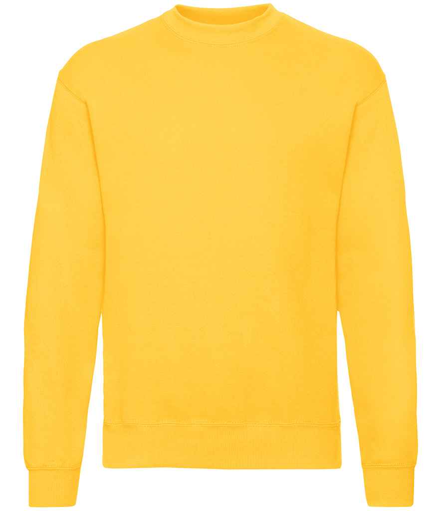 Fruit of the Loom Classic Drop Shoulder Sweatshirt in by Fruit of the Loom — Custom branded clothing by Print Press, featuring premium embroidery produced in our specialist print lab in the UK.
