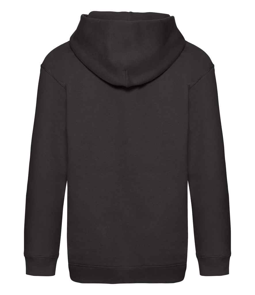 Fruit of the Loom Kids Premium Hooded Sweatshirt in by Fruit of the Loom — Custom branded clothing by Print Press, featuring premium embroidery produced in our specialist print lab in the UK.