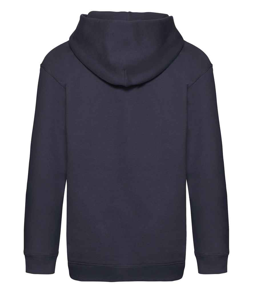 Fruit of the Loom Kids Premium Hooded Sweatshirt in by Fruit of the Loom — Custom branded clothing by Print Press, featuring premium embroidery produced in our specialist print lab in the UK.