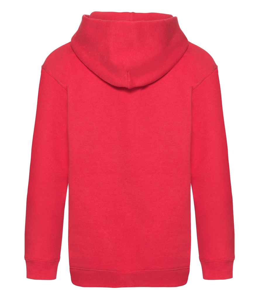 Fruit of the Loom Kids Premium Hooded Sweatshirt in by Fruit of the Loom — Custom branded clothing by Print Press, featuring premium embroidery produced in our specialist print lab in the UK.