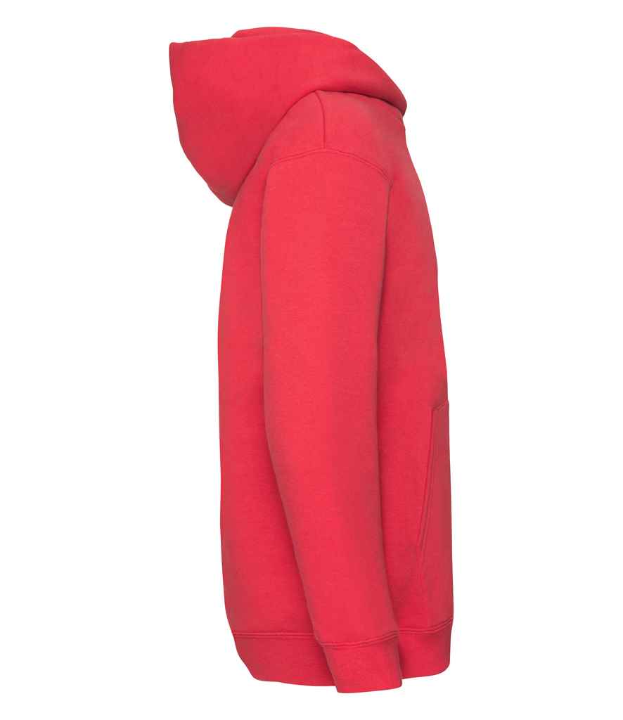 Fruit of the Loom Kids Premium Hooded Sweatshirt in by Fruit of the Loom — Custom branded clothing by Print Press, featuring premium embroidery produced in our specialist print lab in the UK.