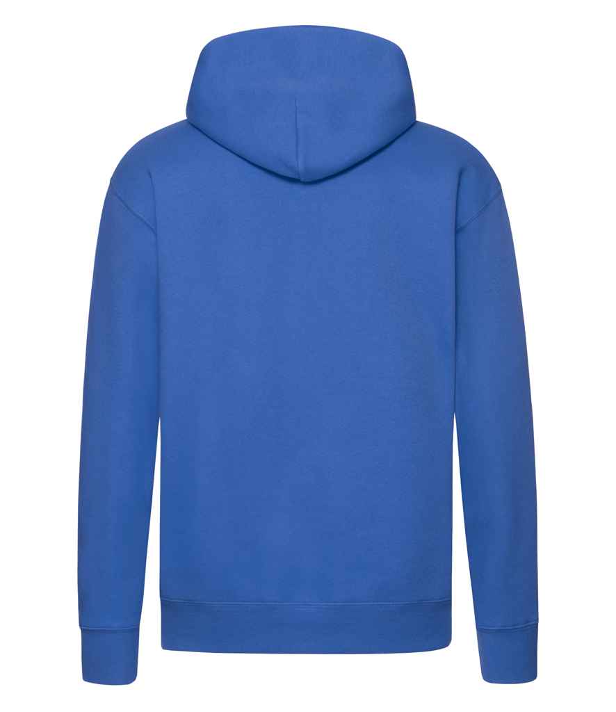Fruit of the Loom Premium Hooded Sweatshirt in by Fruit of the Loom — Custom branded clothing by Print Press, featuring premium embroidery produced in our specialist print lab in the UK.