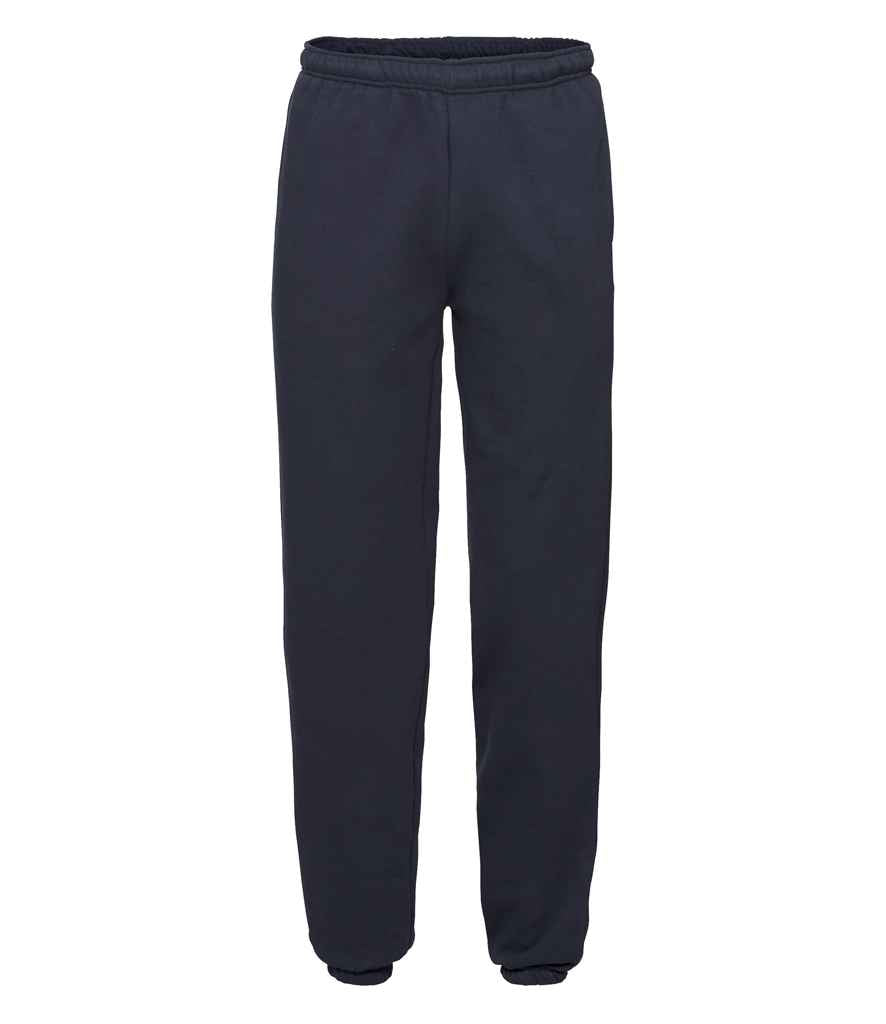 Fruit of the Loom Premium Jog Pants in Deep Navy by Fruit of the Loom — Custom branded clothing by Print Press, featuring premium embroidery produced in our specialist print lab in the UK.