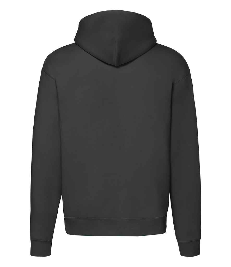 Fruit of the Loom Premium Zip Hooded Sweatshirt in by Fruit of the Loom — Custom branded clothing by Print Press, featuring premium embroidery produced in our specialist print lab in the UK.