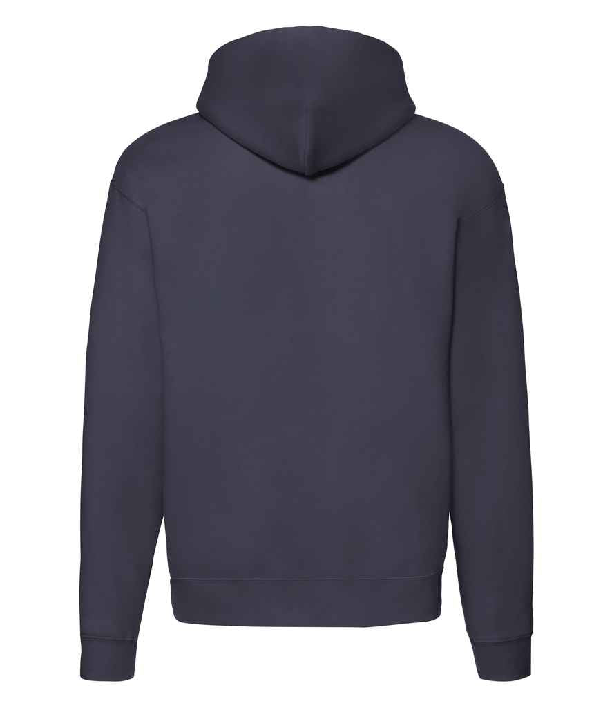 Fruit of the Loom Premium Zip Hooded Sweatshirt in by Fruit of the Loom — Custom branded clothing by Print Press, featuring premium embroidery produced in our specialist print lab in the UK.