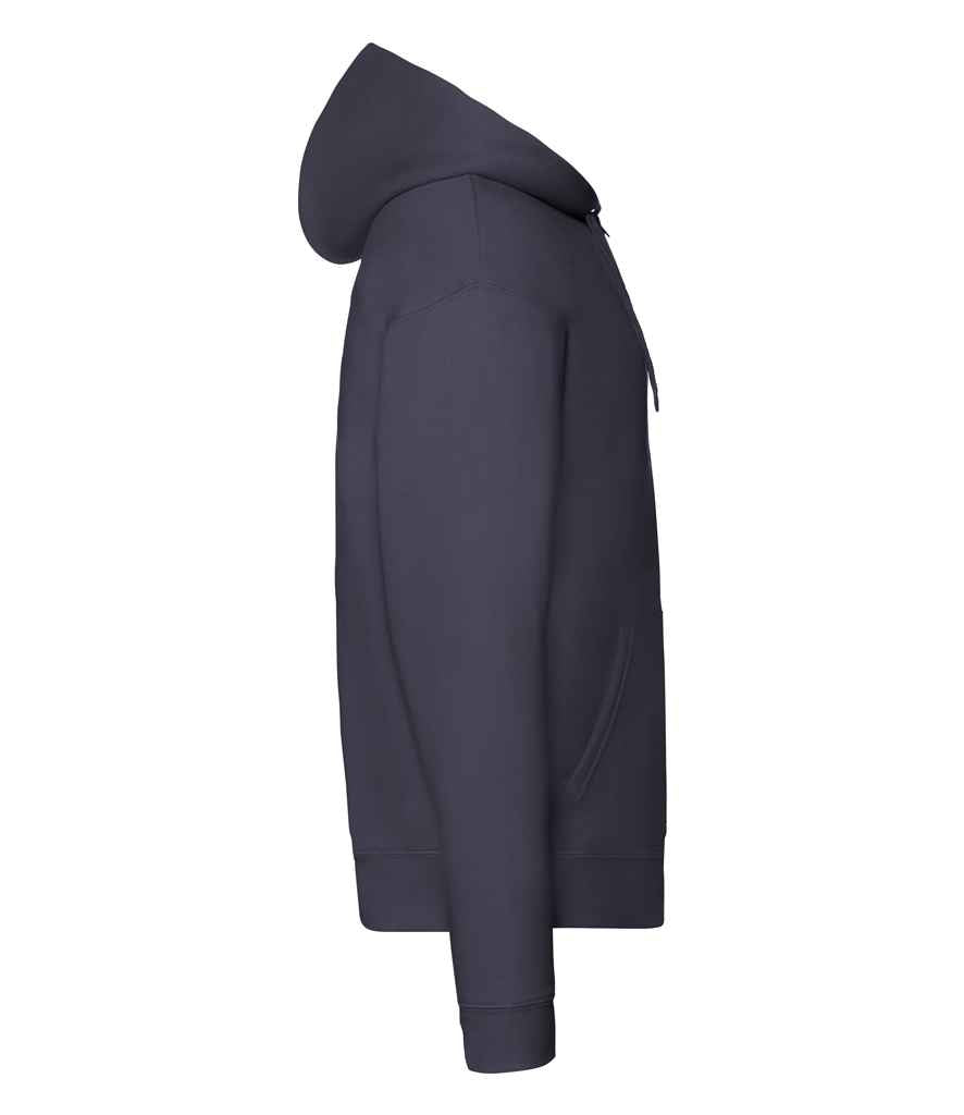 Fruit of the Loom Premium Zip Hooded Sweatshirt in by Fruit of the Loom — Custom branded clothing by Print Press, featuring premium embroidery produced in our specialist print lab in the UK.